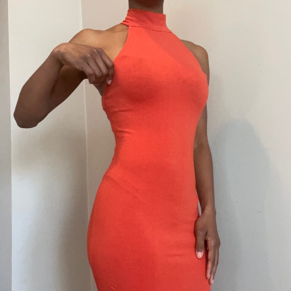 Orange Maxi Dress - Classy